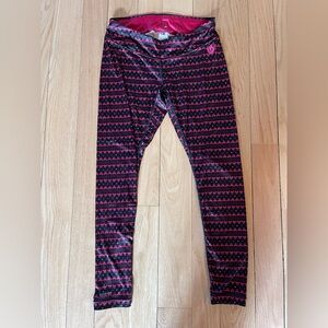 Burton Women’s Leggings EUC, Size Medium, Flamingo Pattern